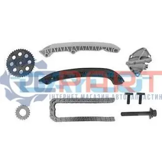 Комплект ГРМ (ланцюг + шестерня) SEAT IBIZA III SKODA FABIA I, FABIA I PRAKTIK, FABIA II VW FOX, POLO IV, TIGUAN 1.2/1.4 07.01-07.18 DAYCO KTC1036