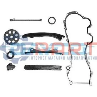 Комплект ГРМ (ланцюг + шестерня) ALFA ROMEO MITO CHEVROLET AVEO FIAT 500, 500 C, 500L, 500X, DOBLO, DOBLO CARGO, FIORINO, GRANDE PUNTO, IDEA, LINEA, PALIO, PANDA, PUNTO, PUNTO EVO 1.2/1.3D 06.03 DAYCO KTC1067 Купити в Україні