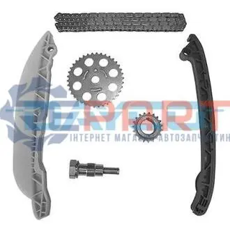 Комплект ГРМ (ланцюг + шестерня) FORD FIESTA V, FUSION, KA 1.3/1.6 09.96-11.08 DAYCO KTC1075