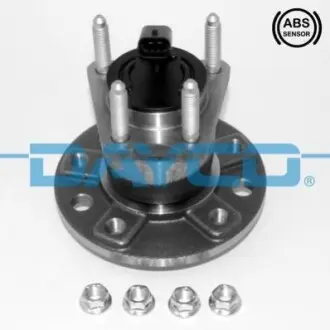 Підшипник маточини (задньої) Opel Astra H 04-14/Zafira 05-15 (+ABS) DAYCO KWD1051 Купити в Україні
