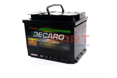 Акумулятор 60Ah-12v START (242x175x190),R,EN480 DECARO 6СТ-60 АЗ (0) S Купити в Україні