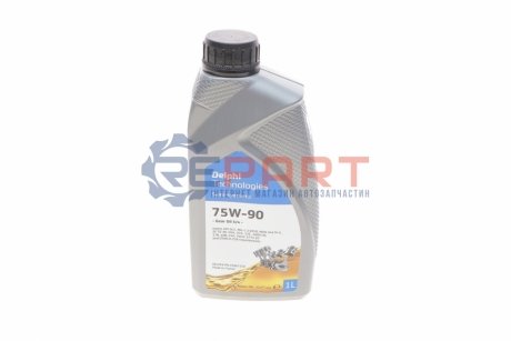 Трансмісійна олія Gear Oil 5/4 GL-5 75W-90 напівсинтетична 1 л Delphi 25067150