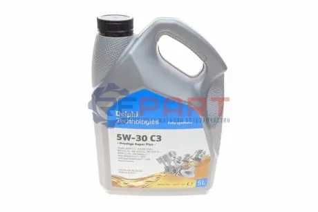 Олива 5W30 Prestige Super Plus C3 (5L) (MB 229.51/229.52/Opel Dexos 2) Delphi 28236312 Купити в Україні