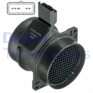 Витратомір повітря Citroen C5/Peugeot 406/607 2.2 HDi 00- Delphi AF1037012B1 Купити в Україні