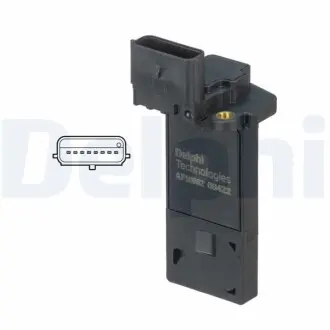Витратомір повітря Delphi AF10682-12B1 Купити в Україні