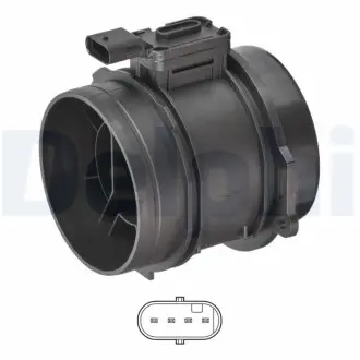 Датчик, витратомір повітря Delphi AF1077112B1 Купити в Україні