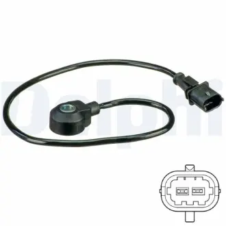 Датчик детонації FIAT BRAVO I, COUPE, MAREA, STILO FORD B-MAX, C-MAX II, ECOSPORT, FIESTA VI, FOCUS I, GRAND C-MAX, MONDEO III, MONDEO V, TOURNEO CONNECT 1.0-2.4 08.94 Delphi AS10209