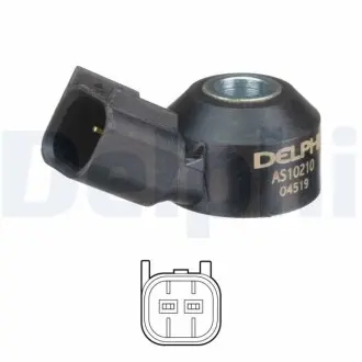 Датчик детонації FORD B-MAX, C-MAX II, ECOSPORT, FIESTA VI, FIESTA VII, FOCUS I, FOCUS III, GRAND C-MAX, MONDEO III, MONDEO V, TOURNEO CONNECT, TOURNEO CONNECT V408 NADWOZIE WIELKO 1.0-5.0 10.00 Delphi AS10210