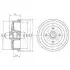 Барабан гальмівний (задній) Daewoo Lanos 97- BF399