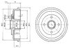 Барабан гальмівний Delphi BF402 (фото 1)