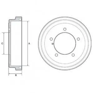 Гальмівний барабан Delphi BF531 Купити в Україні
