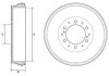 Тормозной барабан BF537