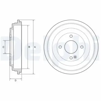 Гальмівний барабан Delphi BF592 Купити в Україні