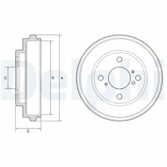 Автозапчасть Delphi BF625