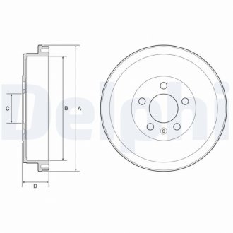 Автозапчастина Delphi BF634