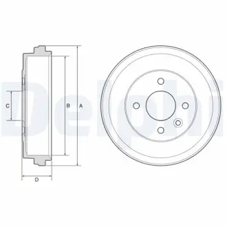 Автозапчасть Delphi BF637