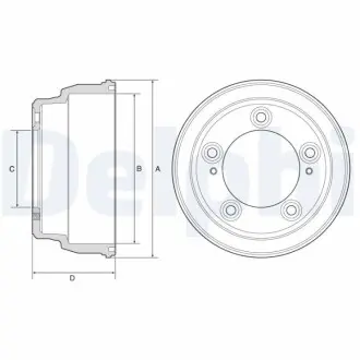 Автозапчасть Delphi BF645