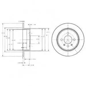 Тормозные диски Delphi BG2202 Купить в Украине