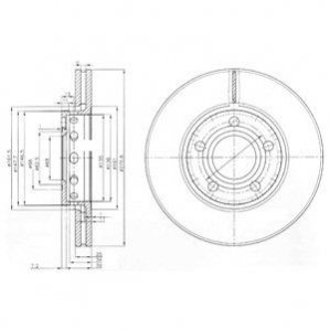 Тормозные диски Delphi BG2518 (фото 1)