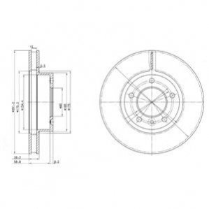 Тормозные диски Delphi BG2613