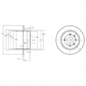 Тормозные диски Delphi BG2635