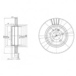 Тормозные диски Delphi BG2740 (фото 1)