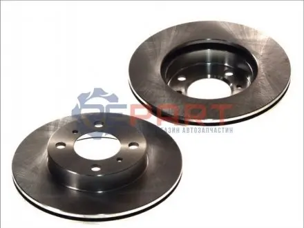 Фото Диск гальмівний (передній) Mitsubishi Colt 91-05/Lancer 1.3-2.0 90-07 (236x18) Delphi (BG2810) зображення 1