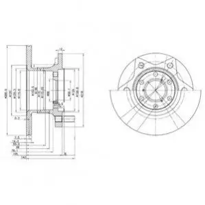 Тормозные диски Delphi BG302 Купить в Украине