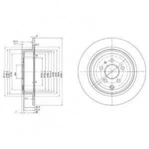 Тормозные диски Delphi BG3049 Купить в Украине