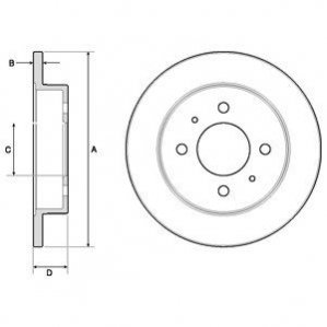 Тормозной диск Delphi BG3112 (фото 1)