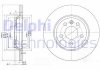 Диск тормозной - Delphi BG3518 (111O251, 1140278, 114O278)