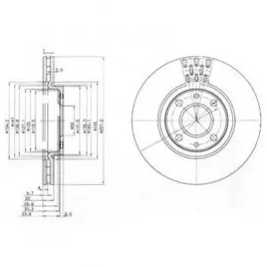 Тормозные диски Delphi BG3574 Купить в Украине
