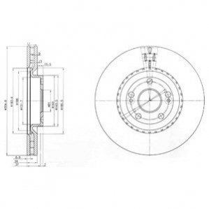 Тормозные диски Delphi BG3685 (фото 1)