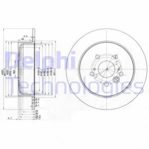 Диск тормозной Delphi BG3691