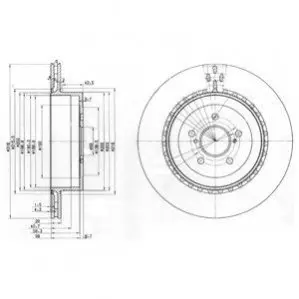 Тормозные диски Delphi BG3819