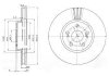 Тормозной диск Delphi BG3823 (фото 1)