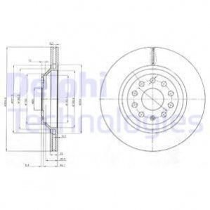 Тормозные диски Delphi BG3975 (фото 1)