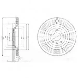 Тормозные диски Delphi BG3991 Купить в Украине