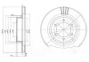 Диск гальмівний передній Delphi BG4052 (фото 1)