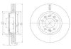 Тормозной диск - Delphi BG4084 (424920, 424921, 42492O)