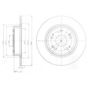 Тормозные диски Delphi BG4249