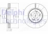 Диск тормозной - Delphi BG4250C (45251T1EG00, 45251T1EG01, 45251SWWG01)