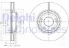 Диск тормозной - Delphi BG4251C (517122L500, 517123V000, 517122K100)