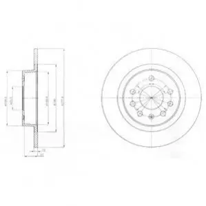 Тормозные диски Delphi BG4300 Купить в Украине