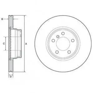 Гальмывний диск передн Лів/Прав BMW 2 (F22, F87), 2 (F23), 3 (F30, F80), 3 (F31), 3 GRAN TURISMO (F34), 4 (F32, F82), 4 (F33, F83), 4 GRAN COUPE (F36) 2.0-3.0D 11.11 Delphi BG4458C Купити в Україні