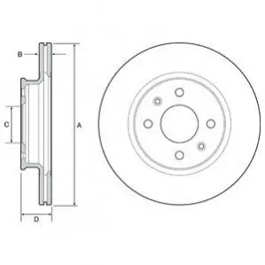 Автозапчасть Delphi BG4535