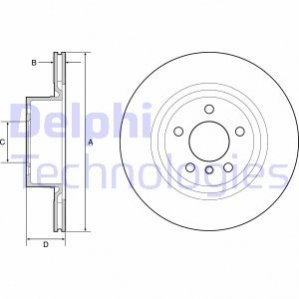 Диск тормозной Delphi BG4644C