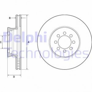 Диск тормозной Delphi BG4679C (фото 1)