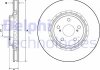 Тормозной диск - Delphi BG4691C (4351248110, 435120E030, 4351248130)