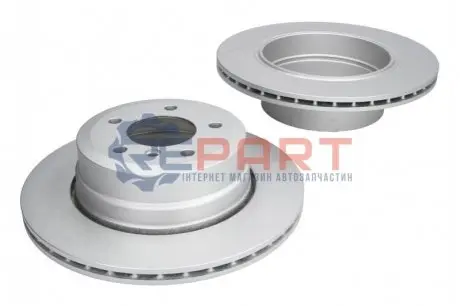 Фото Диск гальмівний (задній) BMW 5 (E60/E61) 525d/xd/i/xi/530d/xd/xi 05-10 (319.8x20)(з покриттям)(вент.) Delphi (BG4695C) зображення 1